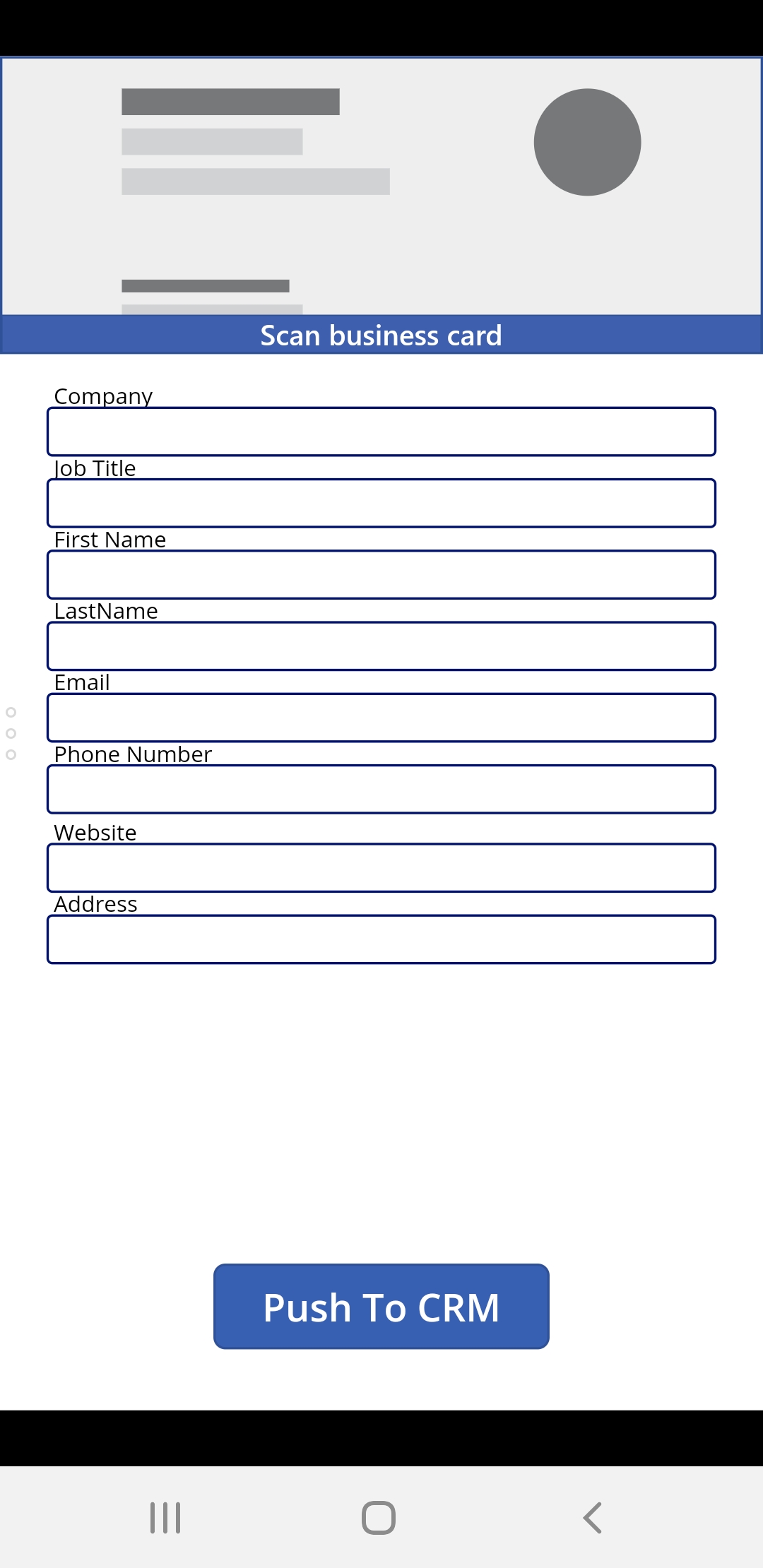 Scan Business Card's into Dynamics 365 using Power Apps Three Grey